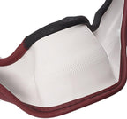 Rhombus Leather Universal Steering Wheel Cover, Fit for Suvs,Trucks,Cars,Sedans,Vans (Black&Burgundy)