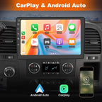 Car Radio Stereo for Chevy Chevrolet Silverado 2007 2008 2009 2010 2011 2012 2013 GMC Sierra Yukon with 5GHz WiFi CarPlay Android Auto Bluetooth Backup Camera【4Core 64GB ROM 】