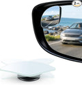 Blind Spot Mirror，Newest Fan Shaped HD Glass Frameless Convex Rear View Mirror with wide angle Adjustable Stick for Cars SUV and Trucks, Pack of 2