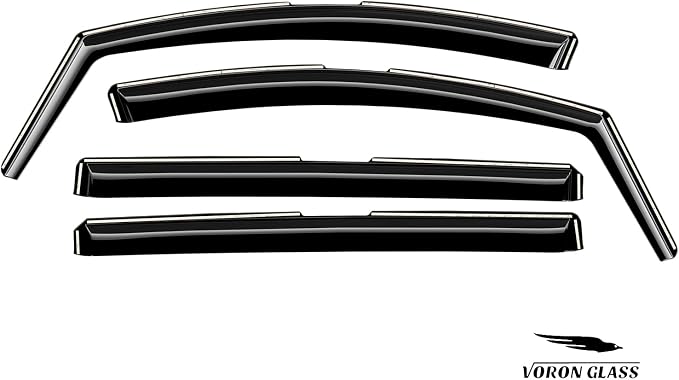 Voron Glass in-Channel Extra Durable Rain Guards for Honda Odyssey 2018-2026, Window Deflectors, Vent Window Visors, 4 Pieces - 200262