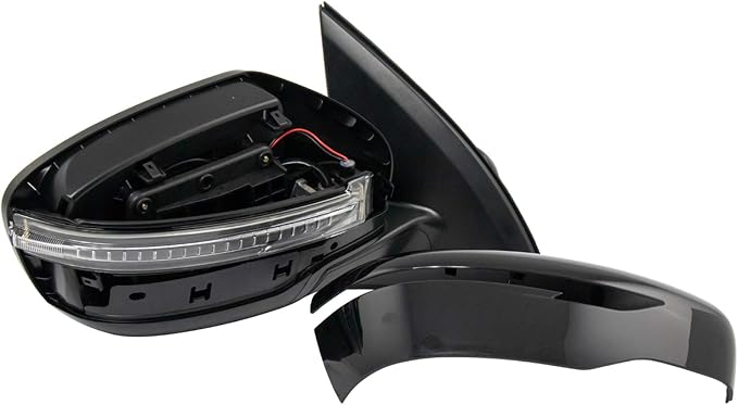 Passenger Side Power Mirror Paint to Match with Housing Turn Signal Compatible with 2017-2019 Nissan Rogue Sport NI1321300
