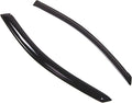 WD2-445 Dark Smoke 2 Pcs Set Window Visor (Outside Mount) Deflector Rain Guard Compatible with 2004-2010 Toyota Sienna