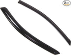 Outside Mount Window Vent Visors Rain Guards Compatible with Toyota Sienna 2004-2010 | Side Window Wind Deflectors Rain Shields | Smoke Tinted, 2 Pcs Set, DGWV-445