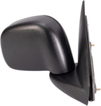 Passenger Side View Mirror Manual Folding Electric Adjustment Heated No Memory Textured Compatible with 2002-2008 Dodge Ram 1500 2005-2009 2500 3500