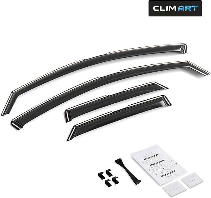 in-Channel Incredibly Durable Rain Guards for Mazda CX-30 2020-2026, Original Window Deflectors, Vent Window Visors, Vent Deflector, 4 pcs. - 620474