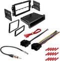 CACHÉ KIT801 Bundle with Car Stereo Installation Kit for Chevrolet Traverse 2009 – 2012 in Dash Kit, Harness, Antenna Adapter for Double or Single Din Radio Receivers (4 Item)