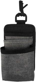 Car Air Vent Storage Bag, Multifunctional 3-Pockets Front Seat Organizer with Charging Port, 600D Oxford Fabric Hanging Pouch Bag, Car Vent Accessories for Key, Pen, Phone, Sunglass (Grey)