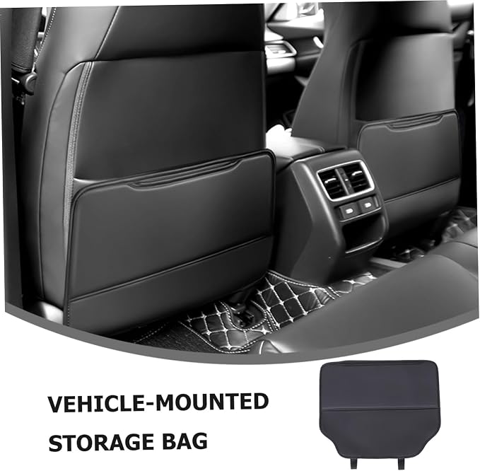 Kick Mat Back Protector Car Seat Organizer Soft Boy Girl-Friendly Design for Backseat Protection Against Kicks and Scuffs Easy to Clean and Maintain