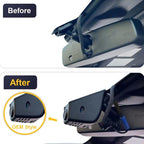 Front 4K+Rear 1080P Dash Cam Adapts for Ford F150 F250 2021-2025 Limited XLT XL Raptor Lariat Platinum King Ranch Tremor, OEM Look, Dual HD Video, WiFi&APP, Loop Recording, G-Sensor,128GB Card
