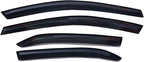 Side Window Visors rain Guards Vent Deflectors for 2018 2019 2020 2021 2022 2023 2024 Toyota Camry, Smoke Tinted 4pcs