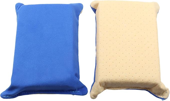 2pcs Windshield Defogger Sponge - Quick Anti-Fog & Non-Scratch Cleaning Tools for Car Windows & Mirrors, Blue