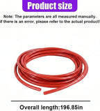 16Ft (5M) Car Door Edge Protector, Self-Adhesive Scratch Resistant U Shape Auto Door Edge Guard Decoration, Anti-Collision Car Doors Trim Strip Protector for Truck, SUV, Sedan (Red-5M)