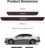 4PCS Car Door Sill Protector,Anti-Scratch & Waterproof Car Door Sills Scratch Protection,Universal Car Exterior Accessories Automotive Door Entry Guard for Car,Truck,SUV (Sport, Width 1.57'')