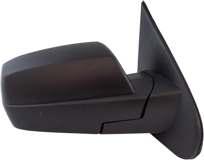 Right Mirror Manual, with Textured Black Cover Passenger Side Compatible with 14-19 Chevrolet GMC GM1321480