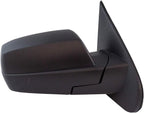 Right Mirror Manual, with Textured Black Cover Passenger Side Compatible with 14-19 Chevrolet GMC GM1321480