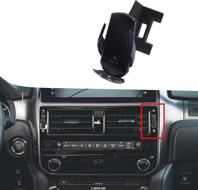 Car Phone Holder Compatible with 2022 2023 Lexus GX 460, (460 Premium and 460 Luxury),Center Console Air Outlet Cell Phone Holder, Handsfree Air Vent Phone Stand Mount Accessories (Style C)