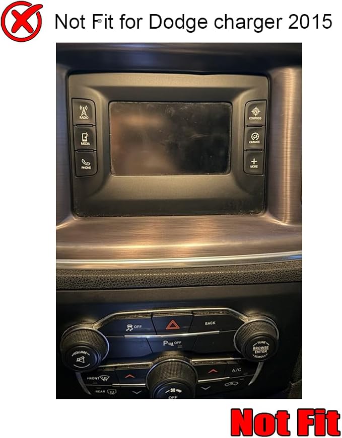 4Core 64G Android 14 Car Radio for Dodge Charger 2011-2014 with Wireless CarPlay and Android Auto, 8.4 Inch Touchscreen for Charger Car Stereo Head Unit w/Bluetooth GPS WiFi FM SWC Mirror Link Camera