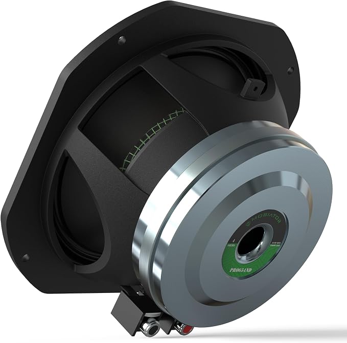 PRO654ND Loudspeaker - 6.5" Midrange Aluminum Basket, Neodymium High Efficiency 1000W Max, 4 Ohms - Premium Quality Audio Door Speakers for Car or Truck Stereo Sound System (MB-PRO654ND)
