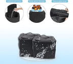 Large Trunk Organizer with Cooler, 3 Compartments SUV Cargo Organizer, Portable Trunk Organizer for suv,car,truck,rv,jeep(black)