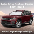 Windshield Sunshade for Jeep Grand Cherokee 2011-2024 2025 2026, Sun Visor for Front Windshield & Window Sun Shade Cover, UV Heat Blocker & Protector, Car Accessories
