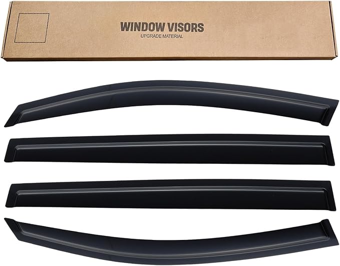Window Rain Guards Replacement for Subaru Ascent 2019-2025, Window Visor Guard Vent Wind Shade Deflector Rain Shield Protector Sun Visor for 19-25 Ascent,Tape-on/Outside-Mount, 4PCS