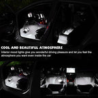 Car LED Strip Light, 24 LED RGB Auto Under Dash Interior Atmosphere Lights, USB Vehicle Decorative Lamp Ambient Night Light Strip, Lighting Kit Car Accessories (White)