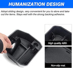 Center Console Organizer for 2020-2025 2026 Land Rover Defender 90 110 130 (NOT for Refrigerator Version), Defender Accessories Armrest Storage Box Middle Console ABS Insert Tray
