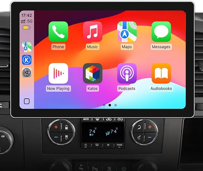 11.5inch Car Radio Stereo for Chevy Chevrolet Silverado 2007-2013 Tahoe Equinox GMC Sierra Yukon with Android 13 CarPlay Android Auto Bluetooth FM Backup Camera【4Core+64GB】