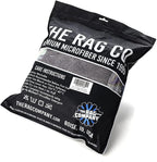 Eagle Edgeless 600 - Professional Korean 70/30 Blend Super Plush, Microfiber Auto Detailing Towels, Buffing & Polishing, 600gsm, 16in x 16in, Dark Grey (3-Pack)