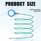 Upgraded Auto Sunroof Drain Cleaning Tool Kit, 118 Inch Extra Long Flexible Drain Brush Pipe Cleaner Unclogger Tool with Syringe Hose for Car Sun Roof, Windshield Wiper Hole, AC Drain Line
