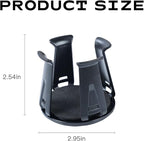 Car Slim Car Cup Holder Adapter, 2PCS Vehicle Energy Drink Holder Expander, Wiggle Free Automotive Accessories Universal for SUV Sedan Truck (2PCS)