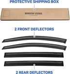 Window Visors Rain Guards Shield for 2006-2015 Mazda 5, Out-Channel Window Vent Wind Deflectors Visors Shades for 06-15 Mazda 5