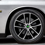 4pcs Wheel Center Cap 63mm/2.5 inches Slash Covers Hub Cap Compatible with Dodge Charger Challenger Durango Hornet Dart R/T SRT Magnum Nitro Journey Caliber Avenger and Ram (Green)