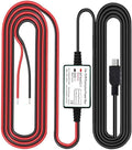 Dash Cam Hardwire Kit, Mini USB Port, DC 12V - 24V to 5V/2.5A Max Car Charger Cable kit with Fuse, Low Voltage Protection for Dash Cam Cameras