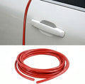 32Ft (10M) Car Door Edge Protector, Self-Adhesive Scratch Resistant U Shape Auto Door Edge Guard Decoration, Anti-Collision Car Doors Trim Strip Protector for Truck, SUV, Sedan (Red-10M)