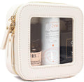 Travel Clear Makeup Bag Set, TSA Approved Cosmetic Bag Case with Zipper Portable Makeup Pouch Toiletry Bag Traveling Cosmetic Organizer Storage Bag Car Organizer Car Essentials