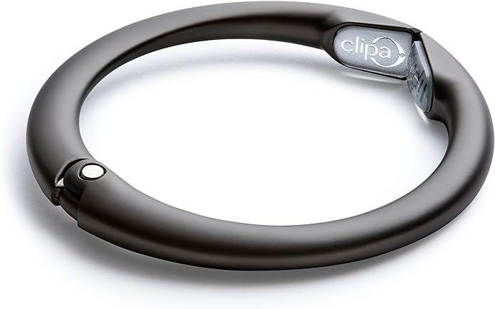 Bag Hanger Collection, The Ring that Opens into a Hook, Auto Closes | Holds 15 kg, Needs only 10mm to Hang a Hand Bag, Easy to Use with One Hand, The Instant Bag Hanger, 3 yr Warranty