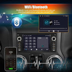 Car Radio Stereo for Jeep Wrangler JK 2007-2018 Dodge Ram 1500 2008-2012, 7 Inch Touch Screen CarPlay Android Auto Bluetooth GPS WiFi FM with Backup Camera