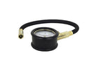 by Milton Dial Tire Pressure Gauge with Straight Air Chuck and 11 in. Braided Hose - ANSI Certified for Motorcycle/Car/Truck Tires (0-60 PSI)