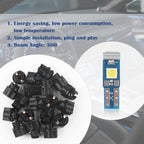 20PCS Car LED Dash Lights - Super Bright Instrument Cluster Light Bulbs with T5 37 74 LED Bulbs & Twist Lock Socket - Universal 12V L-ED Lights for Car Interior Accessories (White)