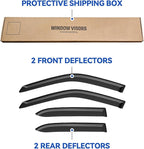 Window Visors Rain Guards Shield for 1998-2002 Toyota Corolla Sedan, Out-Channel Window Vent Wind Deflectors Visors Shades for 98-02 Corolla