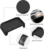 Dashboard Storage Box for Toyota RAV4 2026 Center Console Organizer Box Behind Screen Organizer Tray Silicone Interior Accessories
