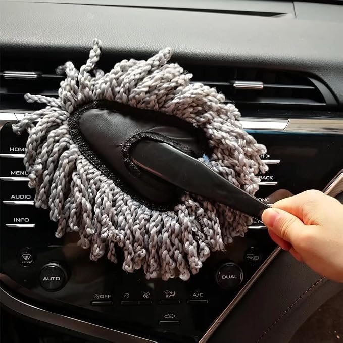 3 Pack Large Microfiber Car Duster Exterior Scratch Free with Extendable, Car Duster Interior Multipurpose dust Cleaning