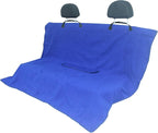 Waterproof Car Seat Cover for Front Seats, Protector for Cars SUVs Trucks, Sweat Towel Seat Covers Bucket for Gym,Workout,Beach,Hiking,Running(Blue,Rear Bench Seat Towel)