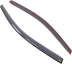 Car Window Rain Guard | Outside Mount Visors Auto Side Window Deflectors | Windows Visor Rain Shields Compatible with 2002-2005 Honda Civic SI | 2 Pcs Set, LGWV2-227, Light Tinted