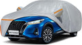 Car Cover for 2016-2026 Nissan Kicks, Waterproof Custom-fit All Weather Sun Rain UV Dust Snow Protection Outdoor Kicks Full Car Cover with Door Zipper and Cotton Lining-Grey