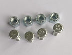 4PCS Wheel Bolt Lug Studs 101922201 416-061 & 4pcs Nuts Compatible with Club Car DS Golf Cart Gas Electric 1982-up Replace 1034779-01