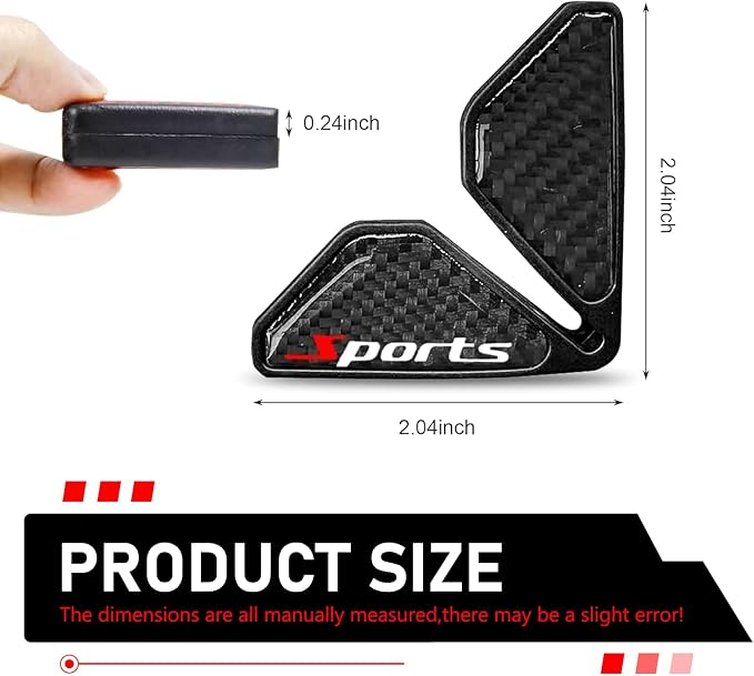 2 PCS Car Door Corner Protector Edge Guards, PVC Carbon Fiber Style Anti-scratch Guard, Waterproof Self-adhesive Protective Decoration, Universal for Most Vehicles (Black & 01)
