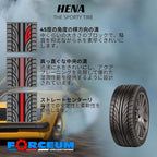 Hena All-Season Passenger Car Performance Radial Tire-195/50R15 195/50/15 195/50-15 82V Load Range SL 4-Ply BSW Black Side Wall UTQG 400AA