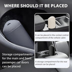 Car Trash Can with Lid, Silicone Leakproof Mini Round Vehicle Garbage Bin for Cup Holder, Portable Automotive Interior Waste Storage & Organizers Accessories, Universal Fit (Beige)